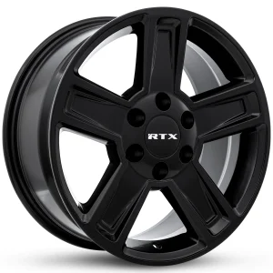 RTX Wheels – Glacier – Black – 17″x8″ 15mm – All weather Wheels – 082177